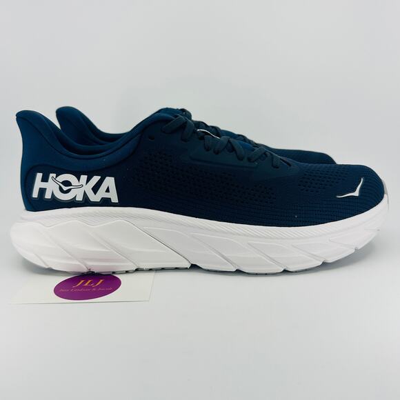 Hoka One One Men's Arahi 7 Everyday Running Shoes Outer Space/White Size 10 D